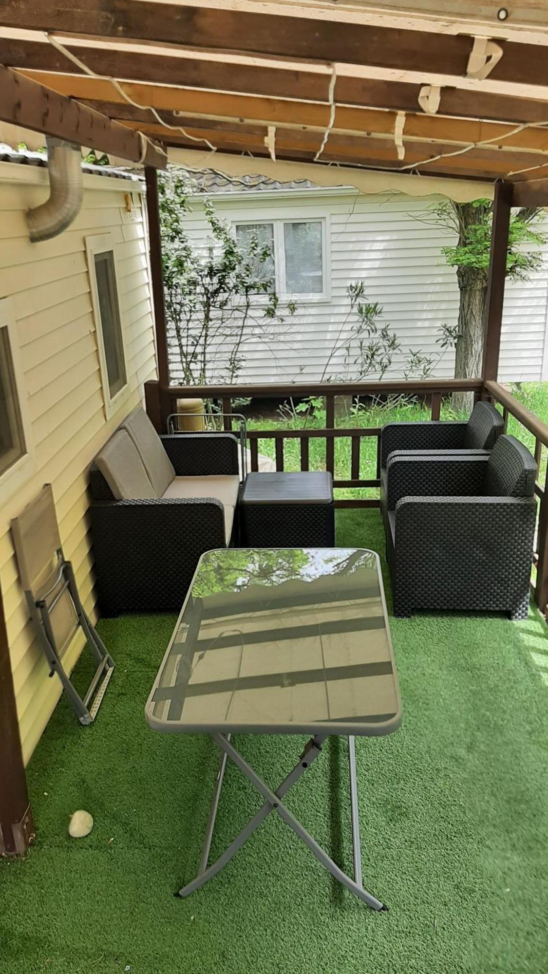 Mobil Home Dans Camping 3 Etoiles Mas De Lastourg Avec Piscine,Snack, 孔夫朗自由城 外观 照片