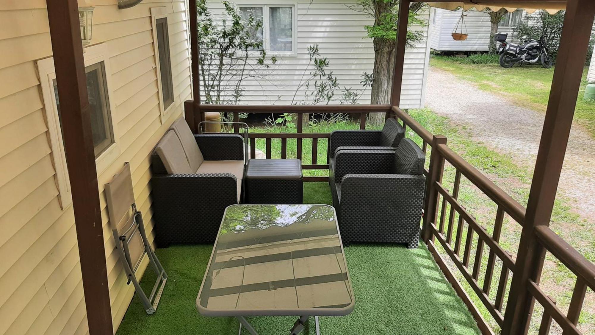 Mobil Home Dans Camping 3 Etoiles Mas De Lastourg Avec Piscine,Snack, 孔夫朗自由城 外观 照片
